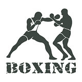 Boxing Players Fighting Sportsman Games