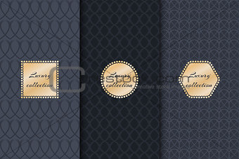 Collection of backgrounds luxury product