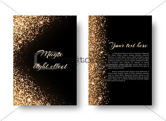 Bling background with holiday lights