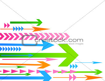 Abstract arrow vector illustration