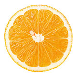 slice of orange citrus fruit isolated on white