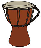 Small ethno drum