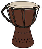Small ethno drum
