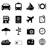 Travel and holiday icons