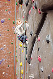 kid rock climbing