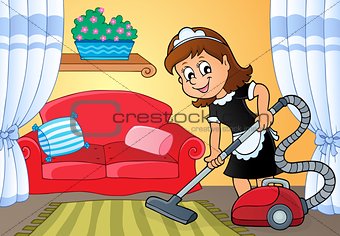 Cleaning lady theme image 4