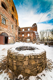 Well in Grodno castle