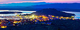 Betina and Murter island evening panorama