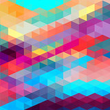 Abstract vector polygons background