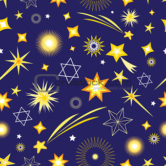 Seamless pattern from different stars