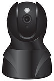 Security camera with swivel head
