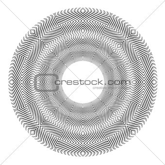 Abstract circle pattern.