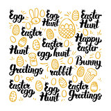 Easter Egg Hand Drawn Lettering