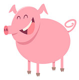 pig farm animal character