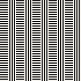 Interlacing Parallel  Stripes. Vector Seamless Monochrome Pattern.