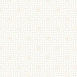 Subtle Ornament With Striped Rhombuses. Vector Seamless Monochrome Pattern
