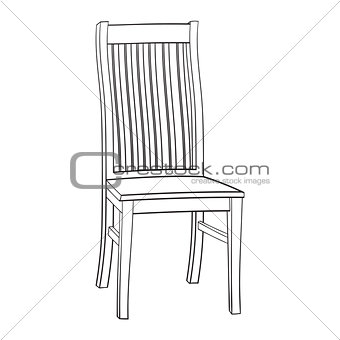 Isolated Cartoon Chair