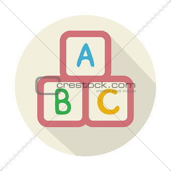 Baby Cubes with letters