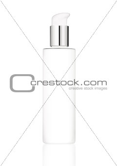 Container with cosmetics skin care body cream