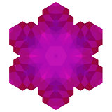 Polygonal Pink Symbol