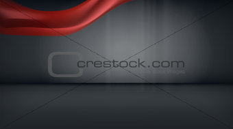 Digital vector abstract empty black background