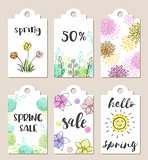 Tags for spring sale 