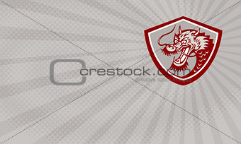 Red Dragon Martial Arts Club Business card