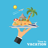 Vacation and Trip concept