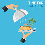 Vacation and Trip concept