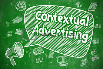 Contextual Advertising - Business Concept.