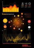 business infographic statistic charts