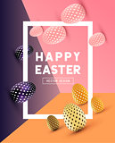 Abstract Modern Easter Design