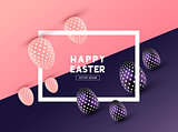 abstract Easter Frame Design