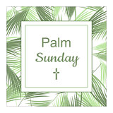 Palm Sunday banner as religious holidays background
