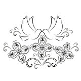 doves with flourishes 2