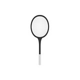 Tennis racket in retro design