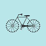 Flat Bicycle Icon
