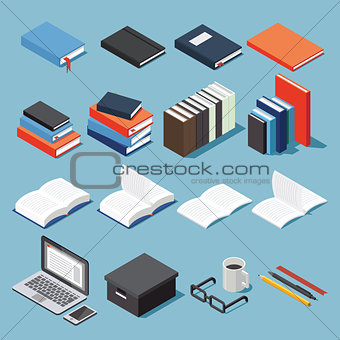 Isometric office equipment