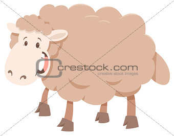 cartoon sheep animal character
