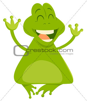 cartoon frog animal character
