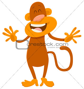 cartoon monkey animal character