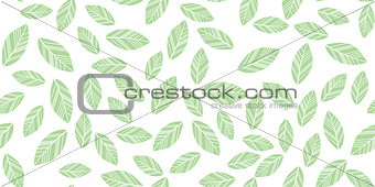 leaves seamless background