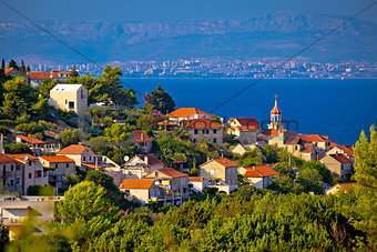 Town of Sutivan coast view, Island of Brac, Dalmatia, Croatia