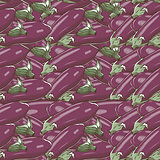 Vintage Eggplant Seamless Pattern