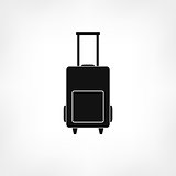 Luggage bag icon vector