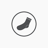 Socks icon vector