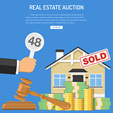 Sale real estate at auction