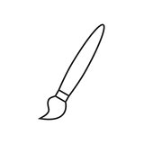 Paint brush linear icon