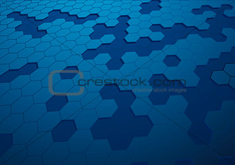 abstact hexagon background