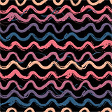 Abstract waves seamless pattern vector